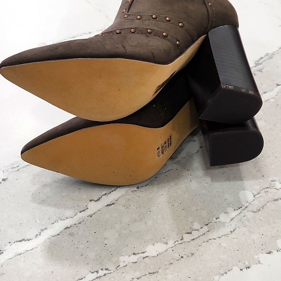 Michael Antonio Secret Olive Studded Ankle Boot – Size 5.5 | Fierce & Fabulous N - Picture 11 of 12